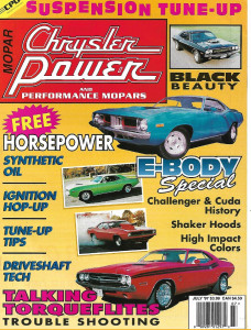 CHRYSLER POWER 1997 JULY - TUNE UP TIPS, CHALLENGER & CUDA HIST, E-BODY